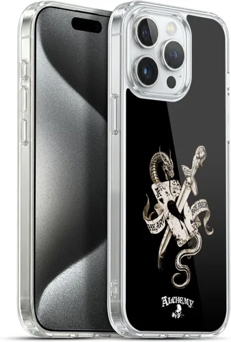 Vista 71 de Head Case Designs Funda de gel con licencia oficial de Alchemy Gothic 13 Dagger Illustration [protección de grado militar] compatible con Apple