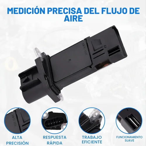 Vista 5 de Medidor de sensor de flujo de aire masivo MAF 12576410 213-4222 15865791 compatible para Lacrosse 2010-2016, CTS 2014-2018, Camaro 2010-2014