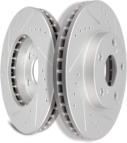 Vista 28 de SCITOO Kits de Rotores de Freno de Disco Trasero Compatibles con Jeep Wrangler 2007-2017, para Jeep Wrangler JK 2018
