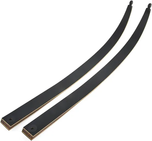 Vista 8 de 60” Black Hunter Original Recurve Bow for Adults American Hunting Longbow Archery Bow 20-60lbs Right Handed for Archery Hunting Shooting Practice