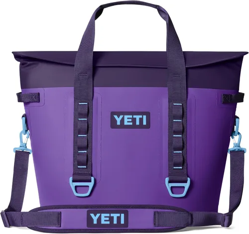 Vista 37 de YETI Enfriadores suaves portátiles Hopper Serie M con acceso MagShield verde azulado (Agave Teal)