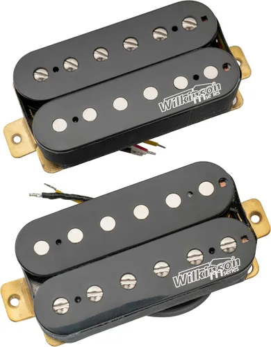 Vista 9 de Wilkinson Vintage Classic Alnico 5 Set de Pastillas Humbucker Sobrebobinadas Estilo Abierto para Guitarra Eléctrica, Zebra Set Zebra