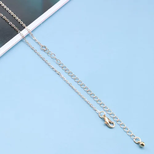 Vista 8 de Andelaisi Gargantilla de cristal bohemio Lariat Y con diamantes de imitación dorados, gargantilla vintage de circonita cúbica, collar de cadena