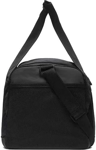 Vista 2 de Nike Brasilia - Bolsa de lona tamaño pequeño color negro y blanco