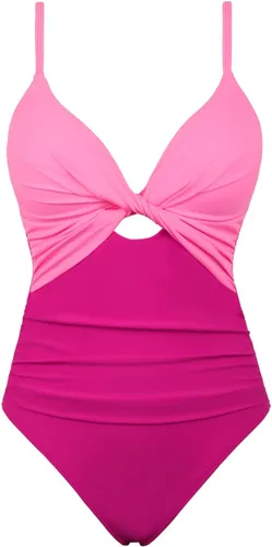 Vista 7 de Hilor Traje de baño de una pieza para mujer, con abertura frontal, sexy, monokini con control de abdomen