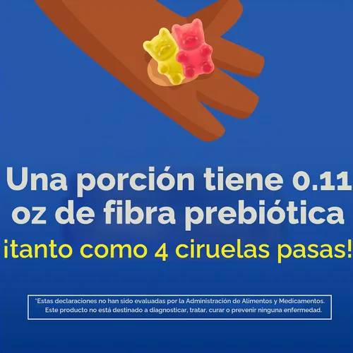 Vista 8 de Lil Critters Gomitas de fibra para niños para apoyo digestivo Sin azúcar