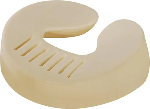 Vista 4 de Master Massage - Cojín de espuma viscoelástica patentado de felpa ultra afelpada, reposacabezas color negro