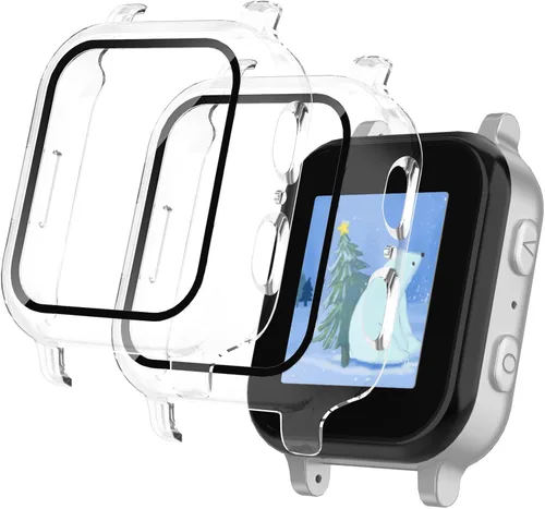 Vista 8 de Paquete de 2 accesorios Gabb Watch 3/3e - Funda protectora con protector de pantalla de vidrio templado integrado y cubierta rígida de policarbonato