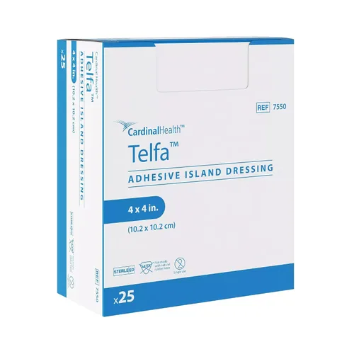 Vista 2 de Telfa™ Aderezo adhesivo para islas, 4 x 4 pulgadas, caja de 200 Bandages Dressing