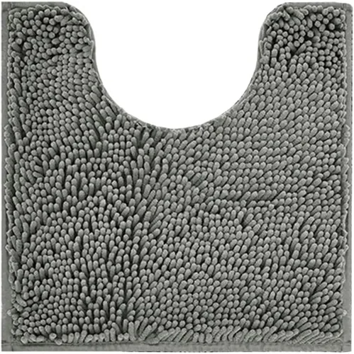 Vista 32 de Reyox Tapete de baño de felpilla, tapetes para inodoro en forma de U, tapete de baño de felpa suave, absorbente y peludo, tapete de contorno