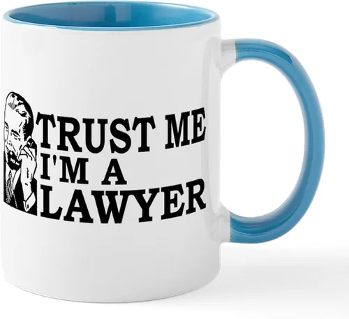 Vista 58 de CafePress Trust Me I'm A Lawyer - Taza de café