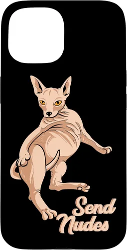 Vista 6 de Send Nudes - Nude Cat - Hairless Sphynx Cat Case for iPhone 17