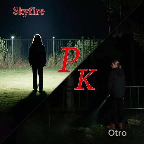 Vista 7 de SKYFIRE Linternas recargables de alto lúmenes, linterna súper brillante de 3000 lúmenes, zoom, 4 modos, luz LED impermeable para camping