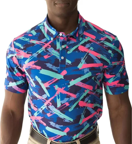 Vista 8 de YATTA GOLF - Camiseta polo de golf de alto rendimiento para hombre