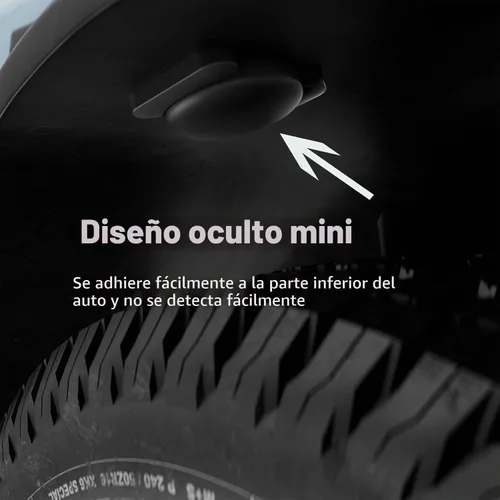 Vista 5 de Rastreador GPS para vehículos, 1 mini rastreador de vehículos ocultos con funda magnética, funciona con Find My (solo iOS), sin tarifa mensual, sin