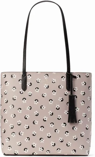 Vista 2 de Kate Spade - Juego de bolso de mano y cartera con diseño floral blanco, multicolor neutro, Multi neutro
