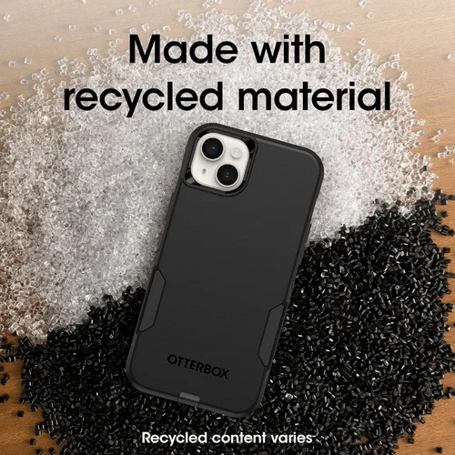 Vista 7 de OtterBox Funda para iPhone 14 Plus Commuter Series, negra, delgada y resistente, apta para bolsillo, con protección de puerto