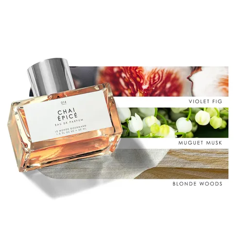 Vista 4 de Le Monde Gourmand Le Jumbo Chai Épicé Eau de Parfum - 2.5 fl oz (75 ml) - Notas de perfume amaderadas, especiadas y cálidas