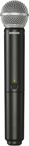 Vista 14 de Sistema de micrófono inalámbrico Shure BLX24/SM58 - Vida de batería de 14 horas, rango de 300 pies, UHF Incluye micrófono vocal de mano SM58