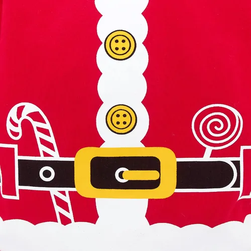 Vista 4 de BFUSTYLE Conjunto de 3 piezas para bebés y niñas mi primer mameluco de Navidad pantalones largos y sombrero 0-18 meses