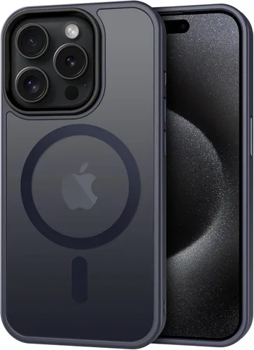 Vista 77 de CACOE Funda magnética para iPhone 12 y iPhone 12 Pro de 6.1 pulgadas - Compatible con MagSafe y soporte magnético para teléfono en el automóvil,