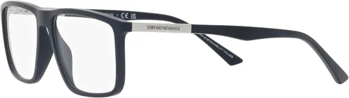 Vista 3 de Emporio Armani Gafas de sol rectangulares Ea3221f Low Bridge Fit para hombre
