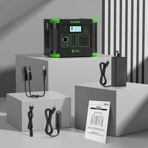 Vista 8 de EBL Generador solar portátil de la central eléctrica de 330W 288.6Wh para Verde
