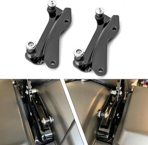 Vista 3 de WeiSen Kits de accesorios de acoplamiento de 4 puntos compatibles con Harley Touring Road King Road Glide Street Glide Electra Glide 2014-2025 Negro