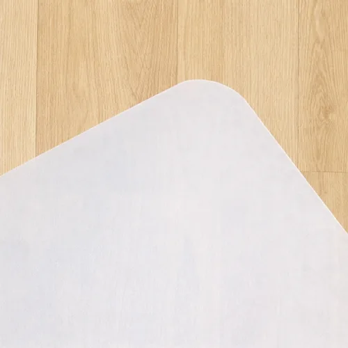 Vista 3 de Marvelux Tapete antideslizante para silla para suelos duros, 29 x 46 pulgadas, protector de piso de madera dura de oficina blanco duradero