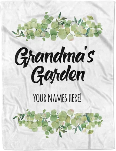 Vista 15 de Manta personalizada para la abuela a mi nieta, regalo para mamá y abuela, regalo de nietos, regalos para abuela, manta personalizada con foto