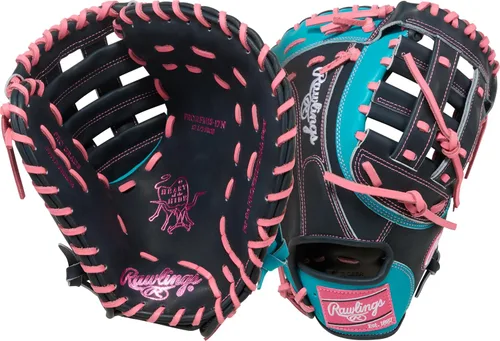 Vista 8 de Guantes de béisbol Heart of the Hide 2026 Top Grade US Steerhide Negro/Menta Pro H Web