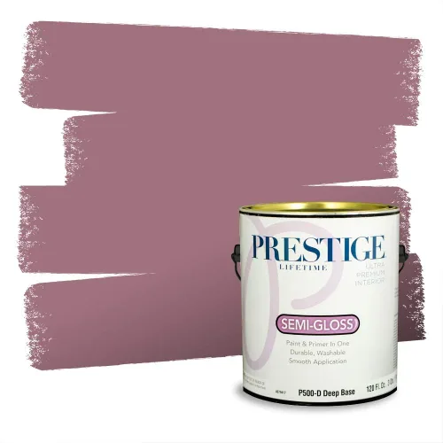 Vista 568 de Prestige Paints Pintura exterior e imprimación en uno, 1 galón, plano, coincidencia comparable de Valspar* Amber Rose*