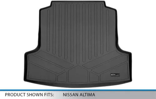 Vista 3 de SMARTLINER Forro de carga negro para todo tipo de clima, compatible con Nissan Altima 2019-2023