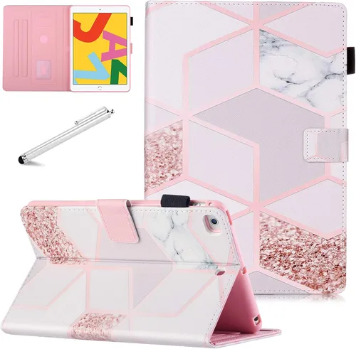 Vista 24 de Funda para iPad mini, FANCITY Mini 4 Mini 5 Mini 3/2/1 con función de encendido y apagado automático con soporte