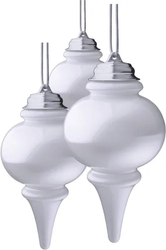 Vista 6 de Xodus Innovations WP680-3 - Adornos de remate LED de 8 pulgadas, acción pulsante, sensor de anochecer (paquete de 3), rojo