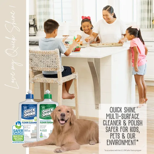 Vista 11 de Quick Shine Sistema de cuidado del suelo 27 oz-2 Pk, Clean & Polish
