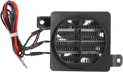 Vista 2 de Calentador de aire PTC, calentador de ventilador de automóvil de 100 W, 12 V, temperatura constante, calentador de ventilador eléctrico