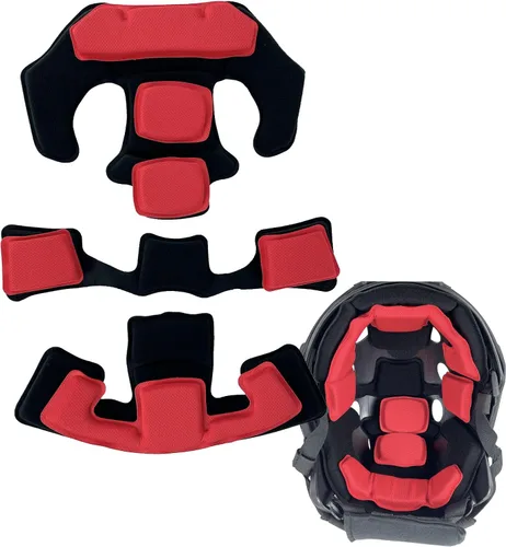 Vista 9 de ATAIRSOFT Juego de almohadillas protectoras tácticas para casco de repuesto universal de espuma de memoria interna, compatible con Segunda