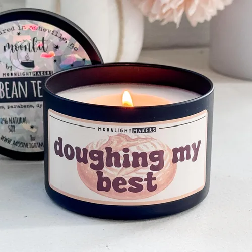 Vista 10 de Moonlight Makers Teacher's Last Nerve On Fire - Vela de cera de soja natural perfumada a madera de teca caribeña, hecha a mano, 25 horas