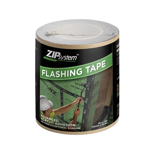 Vista 14 de Cinta de Sellado ZIP System Huber Cinta de Sellado Autoadhesiva para Aberturas Rugosas de Puertas-Ventanas (3.75" x 30')