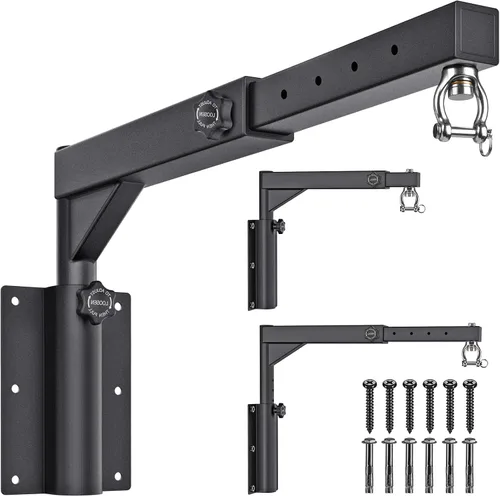 Vista 8 de Dolibest Colgador de vigas de acero resistente, soporte para bolsa pesada, colgador de bolsa pesada I Beam para percha de saco de boxeo