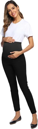 Vista 5 de Maacie - Pantalones informales de maternidad para mujer