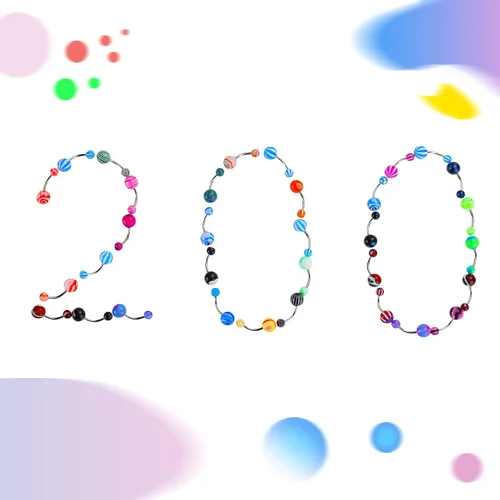 Vista 4 de Junkin 200 anillos para ombligo de acero inoxidable, joyería colorida para el ombligo, joyería para el ombligo, joyería para mujeres y niñas, Acero