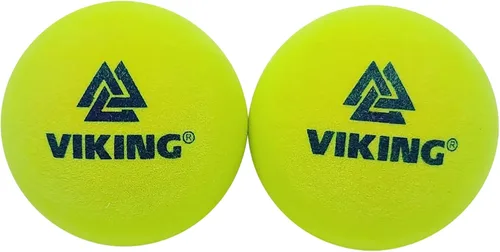 Vista 2 de Viking Pelota de tenis con plataforma extra resistente, color amarillo (funda de 2)
