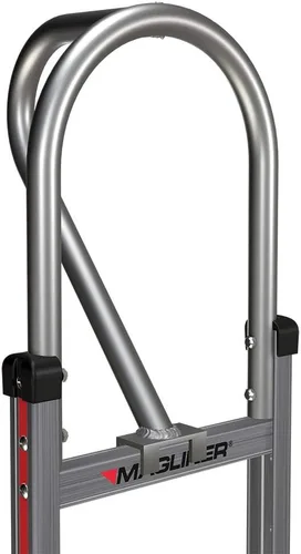 Vista 3 de Magliner HMK15AUAC - Camión de mano de aluminio, mango de bucle vertical, placa de nariz de aluminio fundido a presión de 18 x 7-1/2 pulgadas Varios