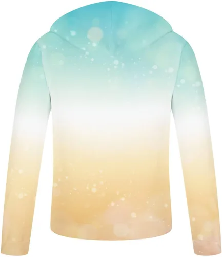 Vista 2 de Hoodies For Men Zip Up Streetwear Gradient Tie Dye Print Hooded Casual Gym Sweatshirt Workout Cotton Pullover