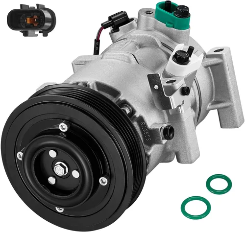Vista 17 de BDFHYK 57197 Compresor de CA con embrague compatible con Hyundai Santa Fe 2003-2006 y XG350 2002-2005 3.5L, XG300 2001 3.0L, compatible con Kia