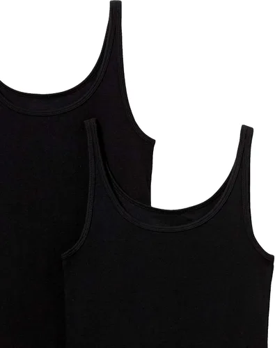 Vista 6 de Tienda Essentials Camiseta de tirantes delgados para mujer, paquete de 2