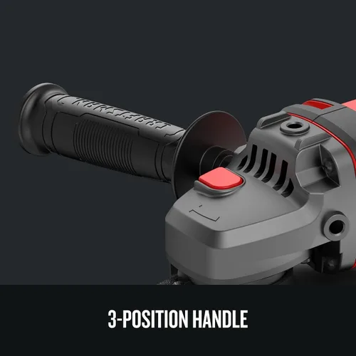 Vista 3 de CRAFTSMAN V20 Kit de herramientas de amoladora angular inalámbrica, 4-1/2 pulgadas, batería y cargador incluidos (CMCG400M1)
