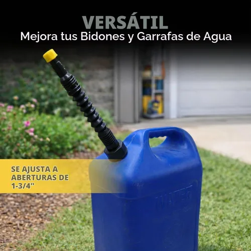 Vista 3 de Boquilla de repuesto, boquilla para jarra de agua o bidón de combustible. Actualiza tu recipiente antiguo